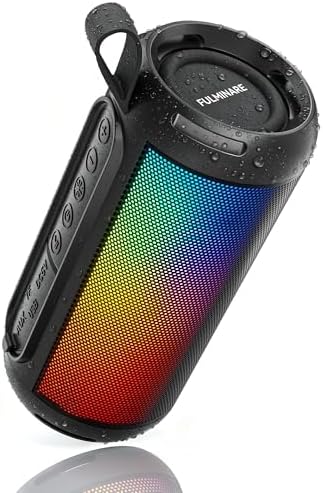 PARLANTE BLUETOOTH PORTÁTIL FULMINARE 16H — IPX5 CON LUCES RGB