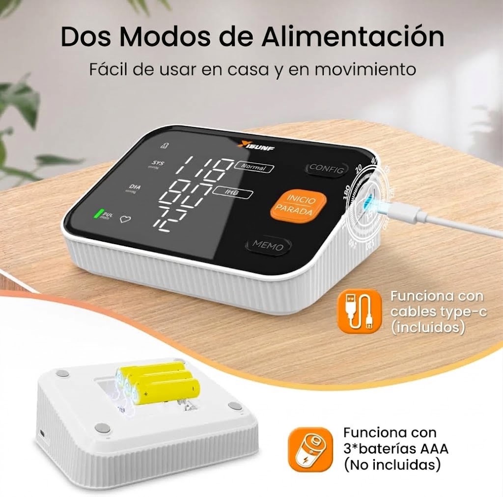 MONITOR DE PRESIÓN ARTERIAL DE BRAZO — MÁQUINA DIGITAL AUTOMÁTICA - Imagen 5