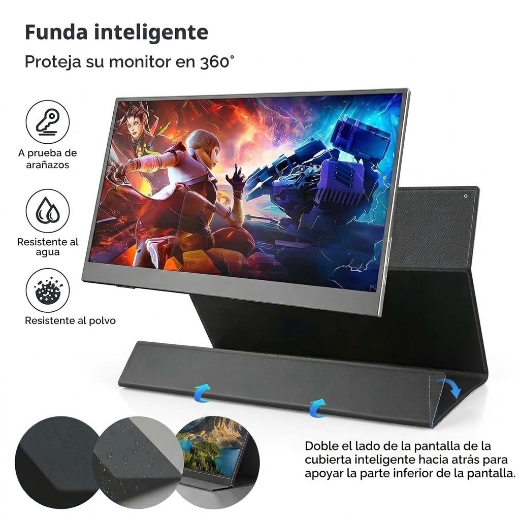 MONITOR PORTÁTIL TÁCTIL 15.6” FHD - Imagen 2
