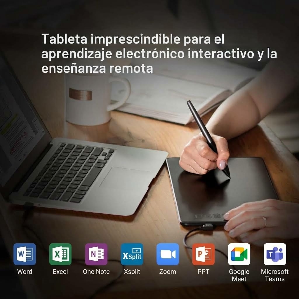 TABLETA DE DIBUJO DE 6X4 PULGADAS 8192 CON PRESIÓN - Imagen 5